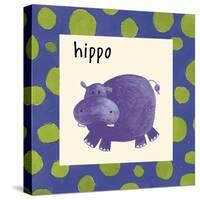 Hippo-null-Stretched Canvas