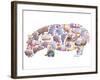 Hippo-Louise Tate-Framed Giclee Print