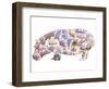 Hippo-Louise Tate-Framed Giclee Print