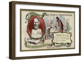 Hippocrates, Ancient Greek Physician-null-Framed Giclee Print