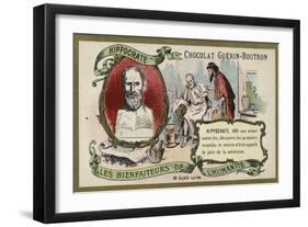 Hippocrates, Ancient Greek Physician-null-Framed Giclee Print