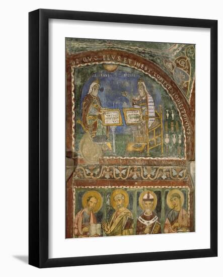 Hippocrates and Galen, Crypt of Anagni Cathedral-null-Framed Giclee Print