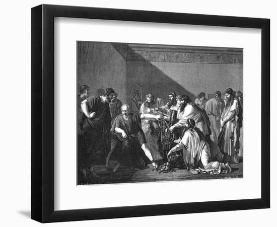 Hippocrates, Artaxerxes-C Laplante-Framed Art Print