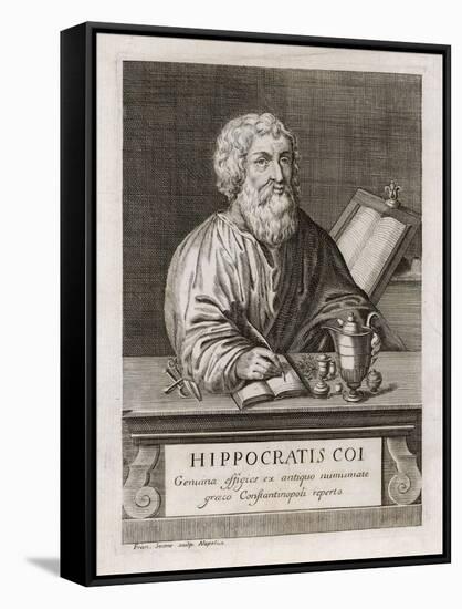 Hippocrates Greek Medical-Franceso Sesone-Framed Stretched Canvas