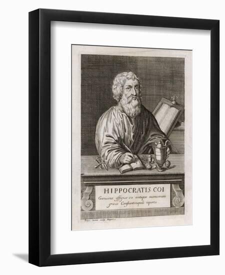 Hippocrates Greek Medical-Franceso Sesone-Framed Art Print