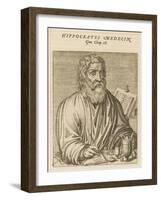 Hippocrates Greek Medical-Andre Thevet-Framed Art Print