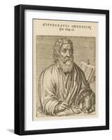 Hippocrates Greek Medical-Andre Thevet-Framed Art Print