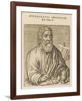 Hippocrates Greek Medical-Andre Thevet-Framed Art Print