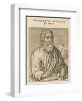 Hippocrates Greek Medical-Andre Thevet-Framed Art Print