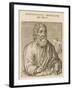 Hippocrates Greek Medical-Andre Thevet-Framed Art Print