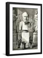 Hippocrates, Louvre Bust-Meyer Heine-Framed Art Print
