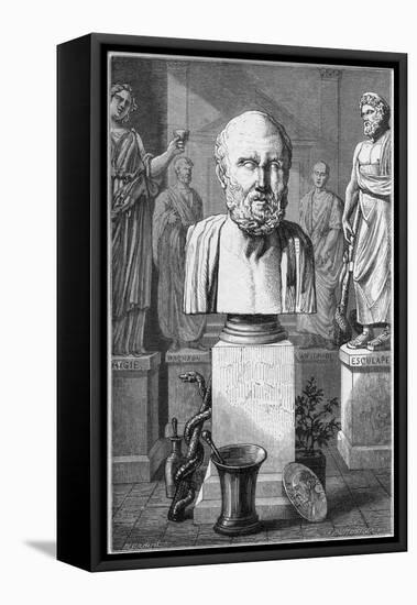 Hippocrates of Cos, Ancient Greek Physician, 1866-null-Framed Stretched Canvas