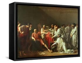 Hippocrates Refusing the Gifts of Artaxerxes I 1792-Anne-Louis Girodet de Roussy-Trioson-Framed Stretched Canvas