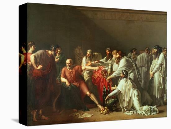 Hippocrates Refusing the Gifts of Artaxerxes I 1792-Anne-Louis Girodet de Roussy-Trioson-Stretched Canvas