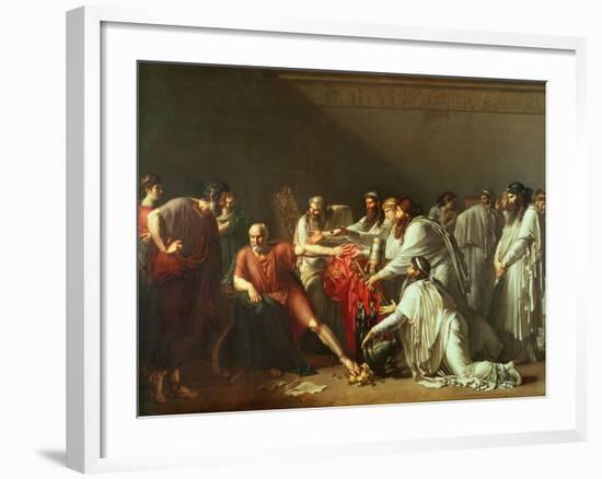 Hippocrates Refusing the Gifts of Artaxerxes I 1792-Anne-Louis Girodet de Roussy-Trioson-Framed Giclee Print