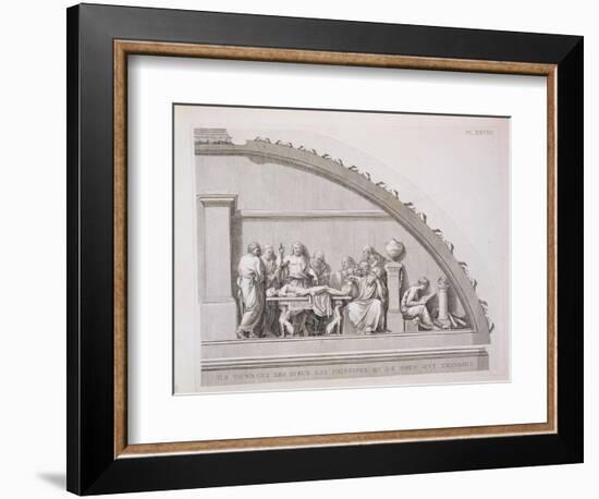 Hippocrates Teaching, from "A Description of the School of Surgery in Paris," Published 1780-null-Framed Giclee Print