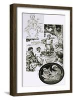Hippocrates with His Students-Pat Nicolle-Framed Giclee Print