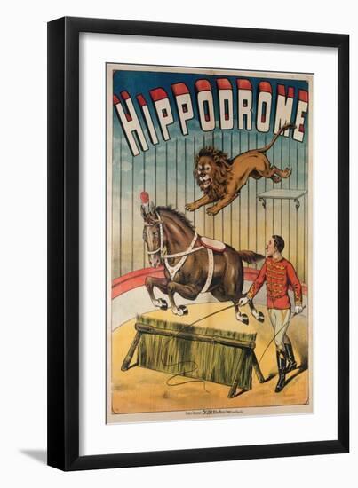 Hippodrome Circus-Charles Levy-Framed Giclee Print