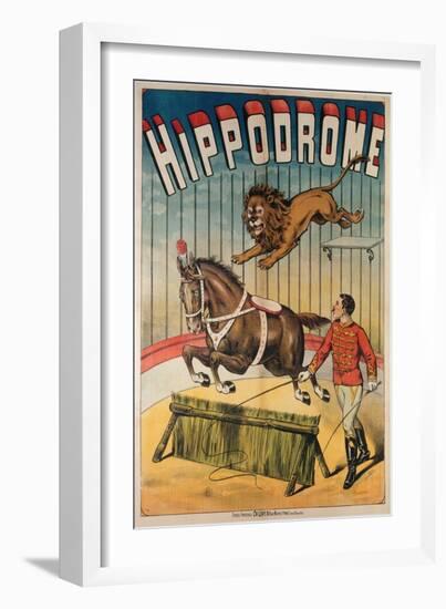 Hippodrome Circus-Charles Levy-Framed Giclee Print