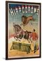 Hippodrome Circus-Charles Levy-Framed Giclee Print