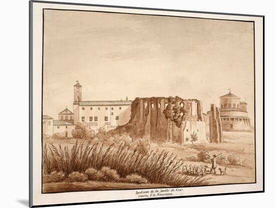 Hippodrome of the Family of Constantine, Via Nomentana, 1833-Agostino Tofanelli-Mounted Giclee Print