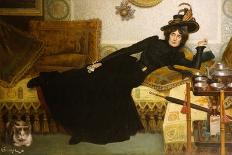 A Elegant Lady-Hippolyte-casimir Gourse-Stretched Canvas