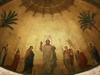 Jesus Christ and the Virgin Mary with Saints Clothilde, Blandina, Michael the Archangel, Pothinus
