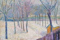 The Orchard in the Snow-Hippolyte Petitjean-Giclee Print