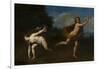 Hippomenes and Atalanta in a landscape by Francesco Albani-Francesco Albani-Framed Giclee Print