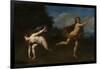 Hippomenes and Atalanta in a landscape by Francesco Albani-Francesco Albani-Framed Giclee Print