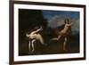 Hippomenes and Atalanta in a landscape by Francesco Albani-Francesco Albani-Framed Giclee Print