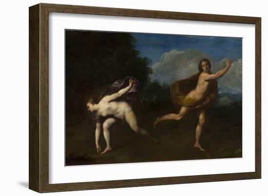 Hippomenes and Atalanta in a landscape by Francesco Albani-Francesco Albani-Framed Giclee Print