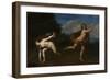 Hippomenes and Atalanta in a landscape by Francesco Albani-Francesco Albani-Framed Giclee Print