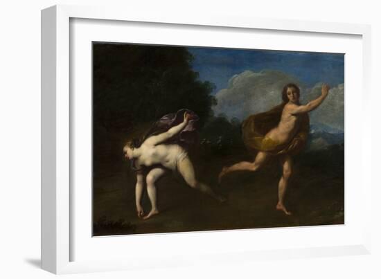 Hippomenes and Atalanta in a landscape by Francesco Albani-Francesco Albani-Framed Giclee Print