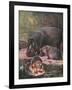 Hippopotami 1909-Cuthbert Swan-Framed Art Print