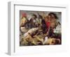 Hippopotamus and Crocodile Hunt, circa 1615-16-Peter Paul Rubens-Framed Giclee Print