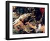 Hippopotamus and Crocodile Hunt, circa 1615-16-Peter Paul Rubens-Framed Giclee Print