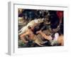 Hippopotamus and Crocodile Hunt, circa 1615-16-Peter Paul Rubens-Framed Giclee Print