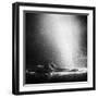 Hippopotamus Blowing Air through Nostrils in Early Morning Backlight-Johan Swanepoel-Framed Photographic Print