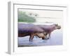 Hippopotamus Gorgops-null-Framed Photographic Print