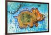 Hippopotamus-Brenda Brin Booker-Framed Giclee Print