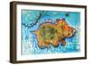 Hippopotamus-Brenda Brin Booker-Framed Giclee Print