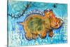 Hippopotamus-Brenda Brin Booker-Stretched Canvas