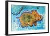 Hippopotamus-Brenda Brin Booker-Framed Giclee Print