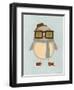 Hipster Owl II-Erica J. Vess-Framed Art Print