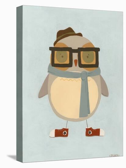 Hipster Owl II-Erica J. Vess-Stretched Canvas