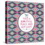 Hipster Seamless Aztec Pattern With Geometric Elements-tomuato-Stretched Canvas
