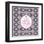 Hipster Seamless Aztec Pattern With Geometric Elements-tomuato-Framed Art Print