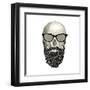 Hipster Skull I-Sue Schlabach-Framed Art Print