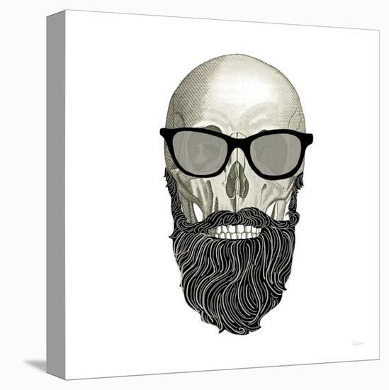 Hipster Skull I-Sue Schlabach-Stretched Canvas
